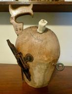 Dada hoofd emballegkunst kop dubbel gesigneerd, Ophalen of Verzenden