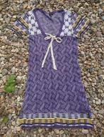 Paarse top merk DEPT Tricot / Grafisch / S Soepel stofje, Paars, Ophalen of Verzenden, Zo goed als nieuw, Korte mouw