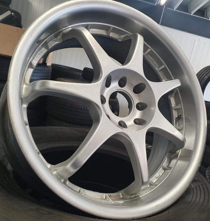 KOSEI JAPAN *ZELDZAAM* 17" ET35 MULTI STEEK 4x100 / 4x108, Auto-onderdelen, Banden en Velgen, Velg(en), 17 inch, Personenwagen