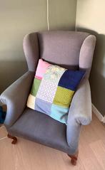 Flamant Oorfauteuil d grijs, Huis en Inrichting, Fauteuils, Ophalen, Gebruikt, 75 tot 100 cm, 75 tot 100 cm