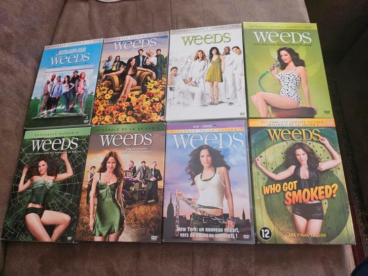 Weeds seizoen 1 t/m 8 NLO, Cd's en Dvd's, Dvd's | Tv en Series, Zo goed als nieuw, Vanaf 12 jaar, Ophalen of Verzenden