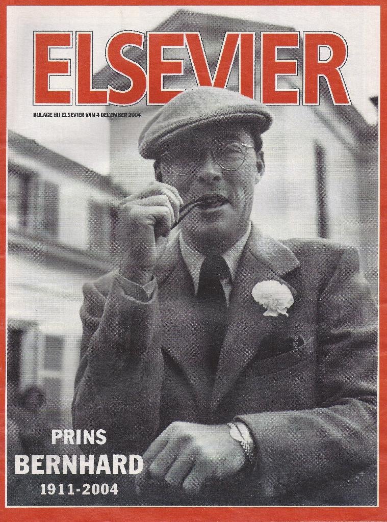 Elsevier, Prins Bernhard 1911-2004, Verzamelen, Koninklijk Huis en Royalty, Ophalen of Verzenden, Gebruikt, Nederland, Tijdschrift of Boek