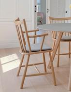 Zgan 1 Hay design J42 gelakt eiken spijlenstoel stoel, Ophalen, Zo goed als nieuw, Bruin, Eén