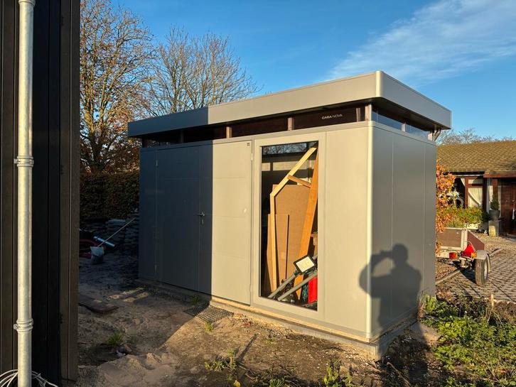 Biohort Casanova 4x2 Tuinberging schuur tuinhuis, Tuin en Terras, Bergingen en Tuinkasten, Zo goed als nieuw, Overige typen, Metaal