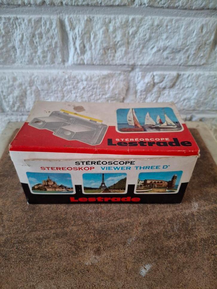 Originele vintage Stereoscope Lestrade Simplex 3D viewer, Antiek en Kunst, Antiek | Speelgoed, Ophalen of Verzenden