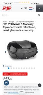 Givi maxia v58 1x gebruikt, Motoren, Ophalen, Zo goed als nieuw