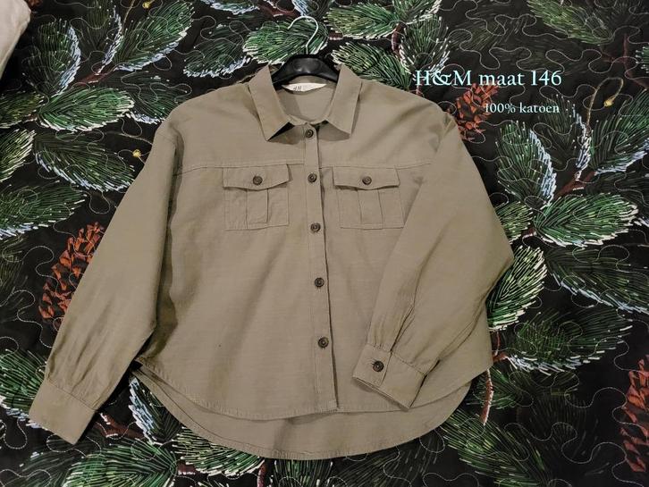 Blouse van H&M maat 146, Kinderen en Baby's, Kinderkleding | Maat 146, Zo goed als nieuw, Meisje, Overhemd of Blouse, Ophalen
