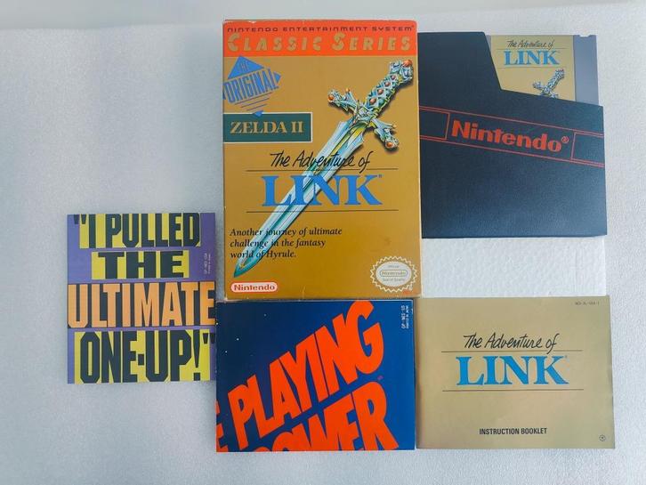 The Legend of Zelda II The Adventure of Link Nintendo NES, Spelcomputers en Games, Games | Nintendo NES, Zo goed als nieuw, Avontuur en Actie