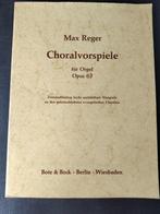 Max Reger Choralvorspiele Opus 67, Ophalen of Verzenden, Gebruikt, Les of Cursus, Klassiek