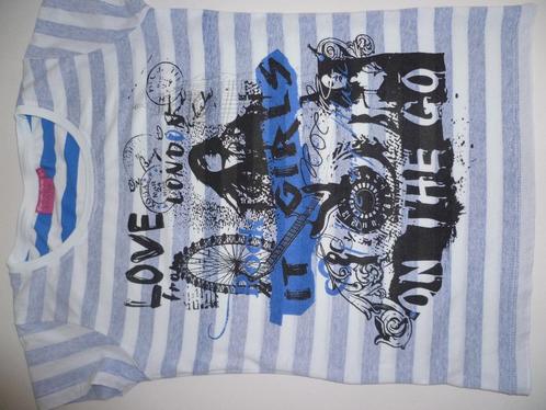 Maat 164; superleuk meisjes t-shirt NIEUWSTAAT., Kinderen en Baby's, Kinderkleding | Maat 164, Zo goed als nieuw, Meisje, Shirt of Longsleeve