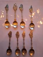 Theelepeltjes met scheepsmotieven, Antiek en Kunst, Ophalen of Verzenden