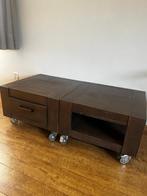 Salontafel met lade, Huis en Inrichting, Tafels | Salontafels, Ophalen, 50 tot 100 cm, Zo goed als nieuw, Minder dan 50 cm