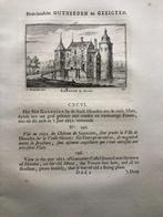 196 / Heusden Kasteel Sansoye Kopergravure 1732, Ophalen of Verzenden