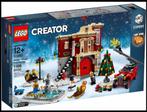 Lego Brandweerkazerne in winterdorp (10263), Ophalen of Verzenden, Nieuw, Complete set, Lego