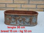 Gietijzeren  plantenbak, Tuin, Gebruikt, Minder dan 30 cm, Minder dan 60 cm
