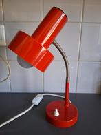 Tafellamp bureaulamp oranje vintage jaren 60 / 70, Ophalen of Verzenden, Zo goed als nieuw, Minder dan 50 cm