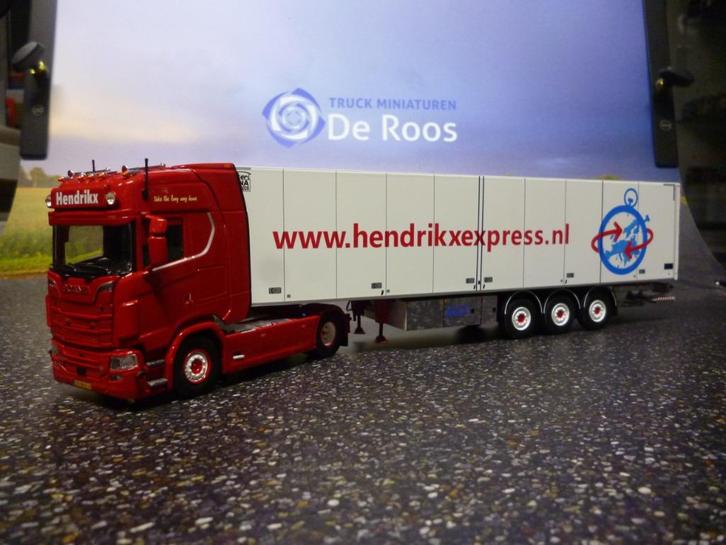 Tekno Scania Hendrikx met certificaat, Hobby en Vrije tijd, Modelauto's | 1:50, Nieuw, Bus of Vrachtwagen, Tekno, Ophalen of Verzenden