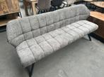 Magazijn leegverkoop eetbsnk boucle teddystof taupe metal zw, Industrieel hotelchique, Overige kleuren, Drie, Nieuw