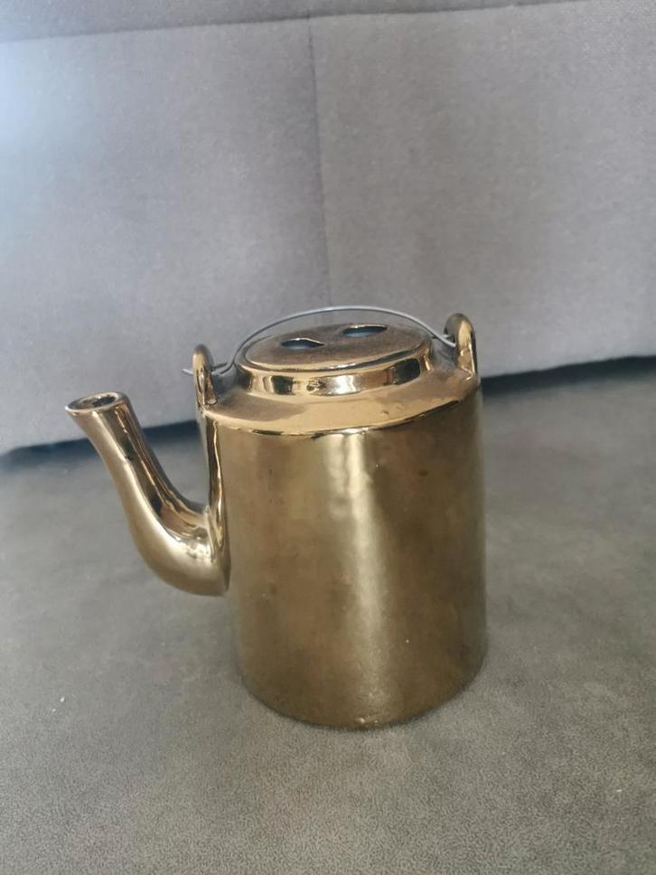 Gouden Theepot Decoratie, Huis en Inrichting, Woonaccessoires | Kandelaars en Kaarsen, Ophalen