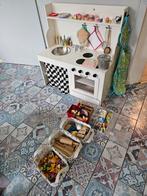 Speel keuken met veel toebehoren zwart wit, Ophalen, Gebruikt