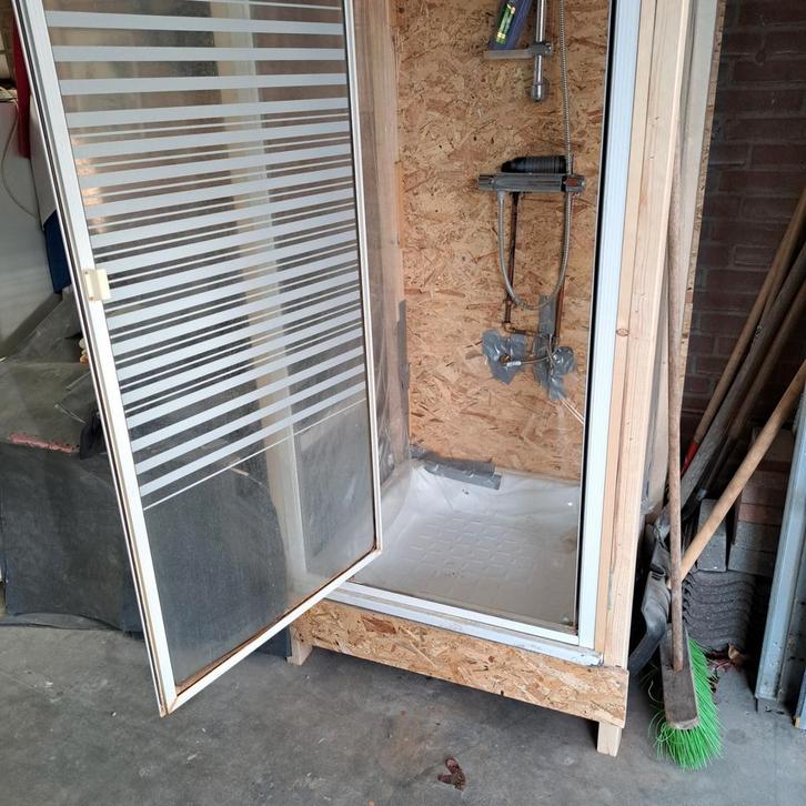Nooddouche, Doe-het-zelf en Verbouw, Sanitair, Gebruikt, Douche, Ophalen