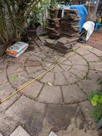Tuin tegels, Tuin en Terras, Tegels en Klinkers, Ophalen, Gebruikt, 10 m² of meer, Beton
