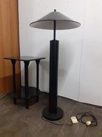 jaren 70 design vloerlamp zwart retro Anvia Hoogervorst, Huis en Inrichting, Lampen | Vloerlampen, Gebruikt, 100 tot 150 cm, ?