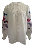 Fabienne Chapot blouse L, Kleding | Dames, Blouses en Tunieken, Wit, Ophalen of Verzenden, Zo goed als nieuw