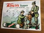 Knorr reclamebord van Metaal, Ophalen of Verzenden, Zo goed als nieuw, Reclamebord