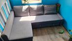 Ikea Friheten slaapbank 3 zits bank donkergrijs zgan, Ophalen, 125 tot 150 cm, Tweepersoons, Zo goed als nieuw