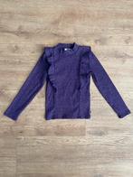 Paars meiden glitter longsleeve shirt van WE maat 110/116, WE, Meisje, Ophalen of Verzenden, Zo goed als nieuw