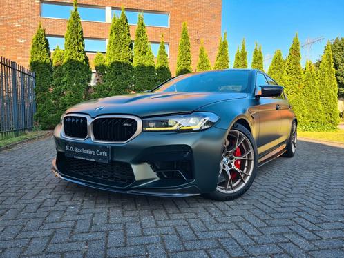 BMW 5-Serie M5 CS 635PK 2022 Frozen Deep Green Uniek 49Dkm, Auto's, BMW, Bedrijf, Te koop, 5-Serie, 4x4, ABS, Achteruitrijcamera
