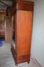 Prachtige antieke mahonie spiegelkast, kledingkast, halkast, Antiek en Kunst, Antiek | Meubels | Kasten, Verzenden