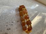 Armband van Oranje Aragoniet, Overige materialen, Nieuw, Oranje, Ophalen of Verzenden