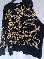 Ruimvallende chainprint sweater van Zara, mt.M, Maat 38/40 (M), Verzenden, Nieuw, Zara