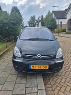 Zwarte Citroën Picasso.2006 210 000 km, Voorwielaandrijving, Stof, Overige modellen, 4 cilinders