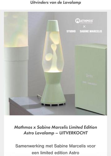 Mathmos X Sabine Marcelis Honeydew Green Lavalamp beschikbaar voor biedingen