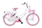 Leuke meisjesfiets Spirit cargo roze met vlinders, Ophalen, Gebruikt, 22 inch, Spirit