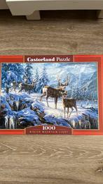 Castorland puzzel 1000 st winter mountain light, Ophalen of Verzenden, 500 t/m 1500 stukjes, Zo goed als nieuw