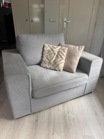 Grijze stoel/fauteuil ikea