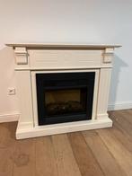 Schouw met elektrische haard, Huis en Inrichting, Ophalen, Zo goed als nieuw, Vrijstaande haard, Elektrische haard