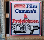 Vintage sticker Eumig film camera's en projectoren strip, Ophalen of Verzenden, Zo goed als nieuw, Overige typen