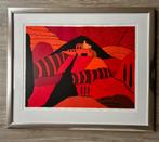 Zeefdruk Ronald Boonacker - Villa Montesoggione, Antiek en Kunst, Kunst | Litho's en Zeefdrukken, Ophalen