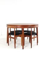 Hans Olsen Frem Rojle eetset eettafel stoelen vintage Deens, -, Verzenden, -, Vintage