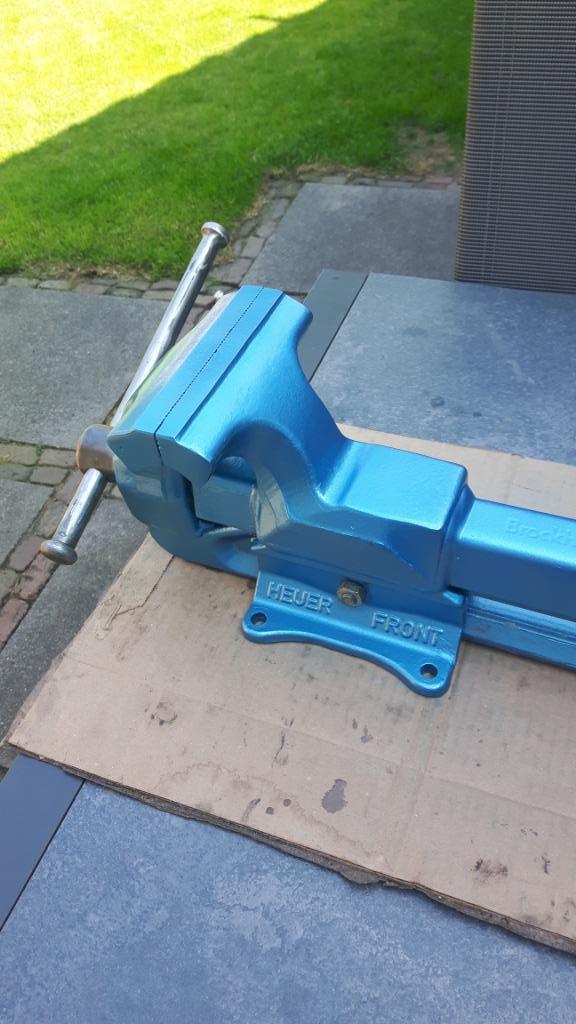 ZGAN  Heuer Front Brockhaus bankschroef 140, Doe-het-zelf en Verbouw, Gereedschap | Handgereedschap, Nieuw, Ophalen