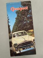 Folder Peugeot 203 en 404 en D4A uit 1960, Ophalen of Verzenden, Zo goed als nieuw, Peugeot