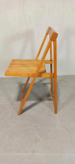 Vintage Aldo Jacober Trieste klapstoel stoel, Ophalen, Tweedehands, Bruin, Tweedehands