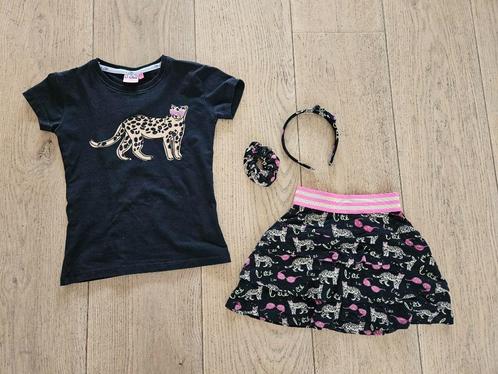 Rokje en shirt van O'Chill maat 104/110 met froezel+haarband, Kinderen en Baby's, Kinderkleding | Maat 110, Gebruikt, Meisje, Jurk of Rok