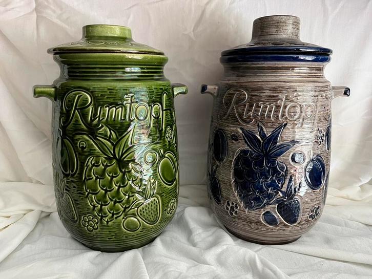 2 x vintage Rumtopf West Germany 204-28, Antiek en Kunst, Antiek | Keramiek en Aardewerk, Ophalen of Verzenden