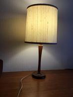 Vintage teakhouten lamp. Deense stijl. Jaren 60., Ophalen of Verzenden, Zo goed als nieuw, 50 tot 75 cm